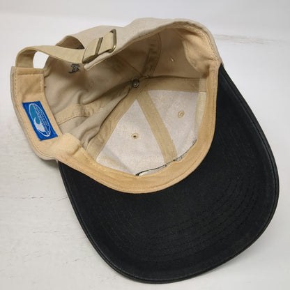 Hawaiian Headwear Baseball Cap Beige One Size ABC Surfwear Hawaii Wave Logo Hat