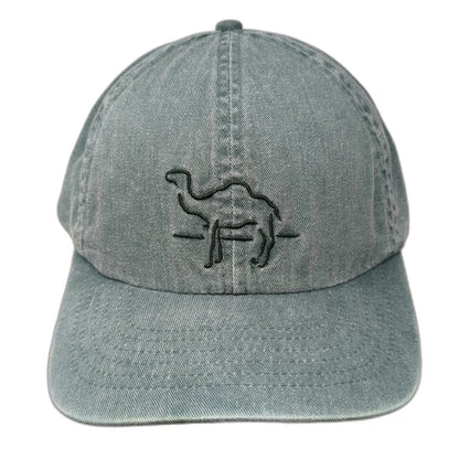 Camel Cigarettes Baseball Cap Green Embroidered Slideback Cotton Hat Vintage