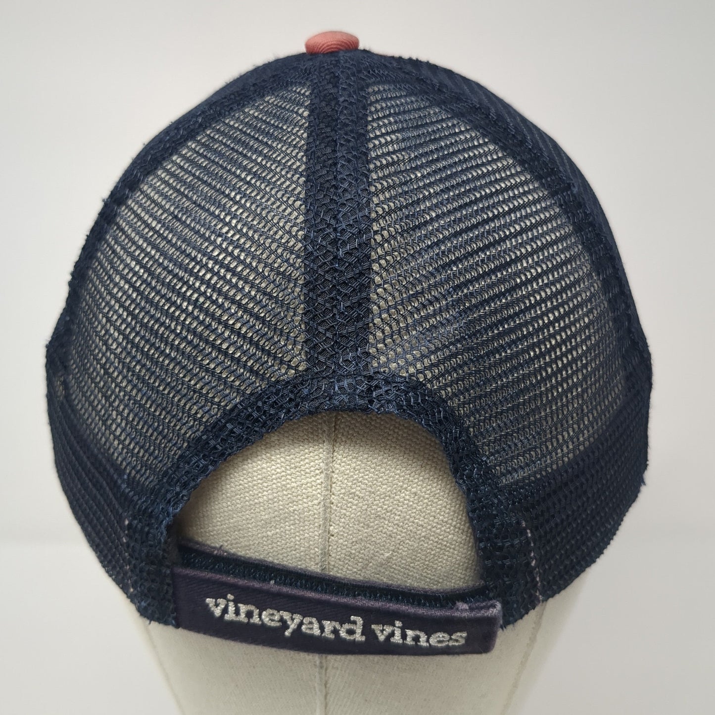 Vineyard Vines Strapback Trucker Hat Multicolor One Size Mesh Back