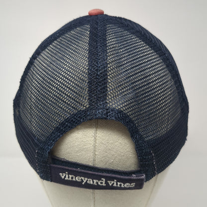 Vineyard Vines Strapback Trucker Hat Multicolor One Size Mesh Back