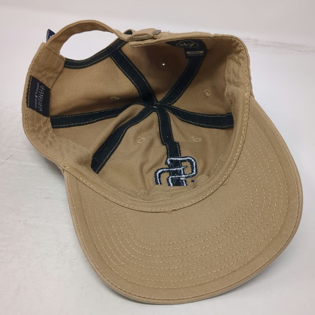'47 San Diego Padres MLB Baseball Cap Brown Blue One Size Slideback Embroidered