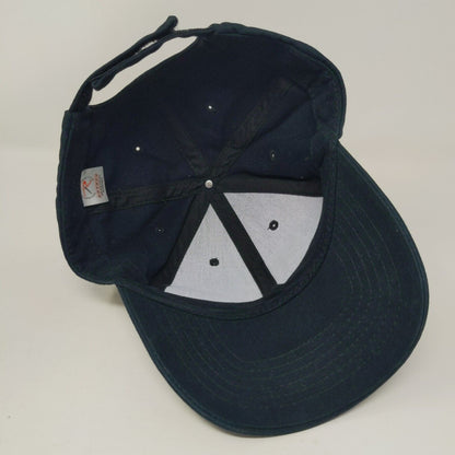 Rothco Strapback Hat Black OSFA Adjustable Solid Vent Holes Blank
