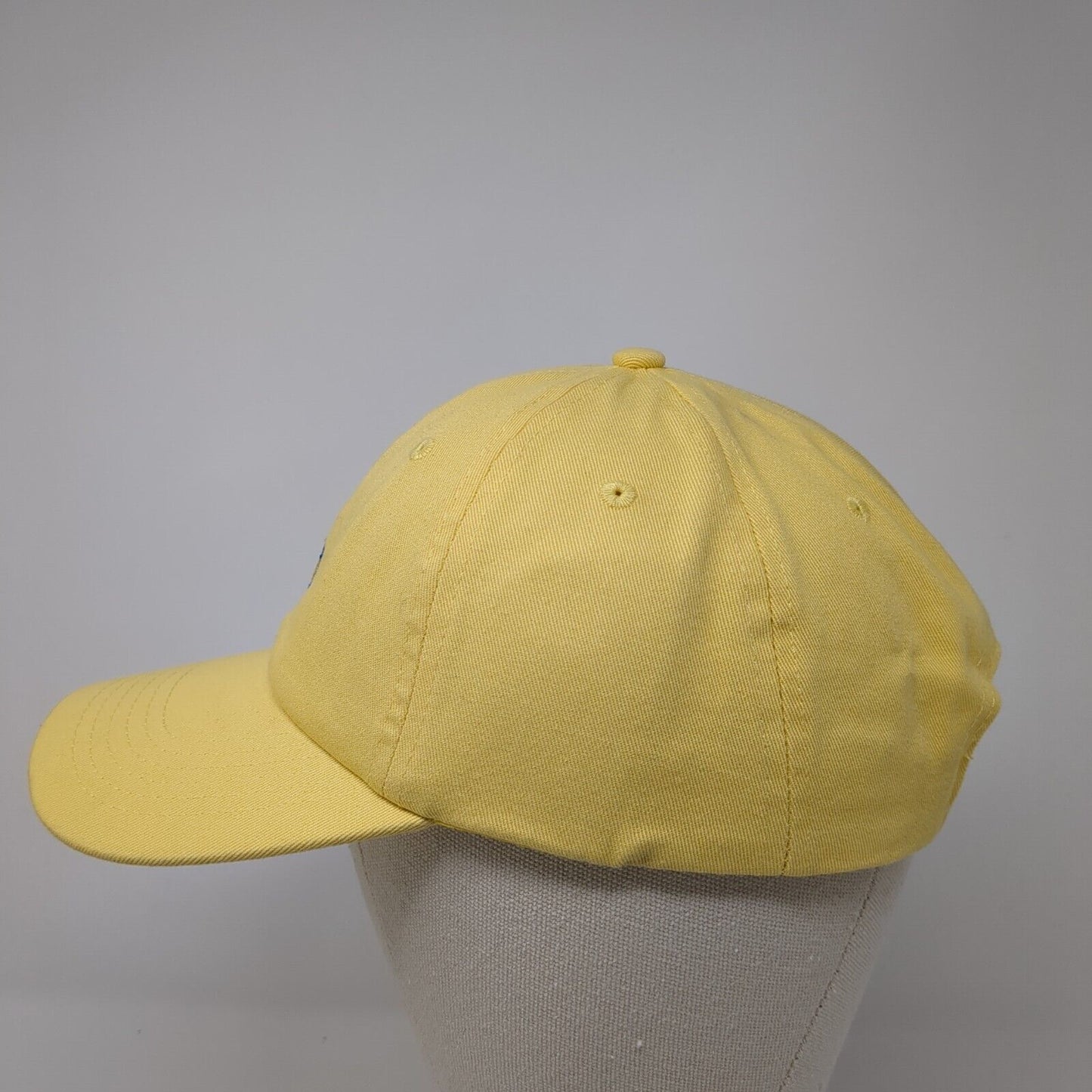 Rose Babe Slideback Hat Yellow One Size Adjustable Embroidered Flower Swish