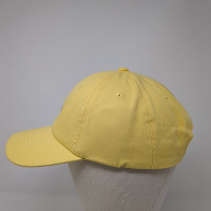 Rose Babe Slideback Hat Yellow One Size Adjustable Embroidered Flower Swish