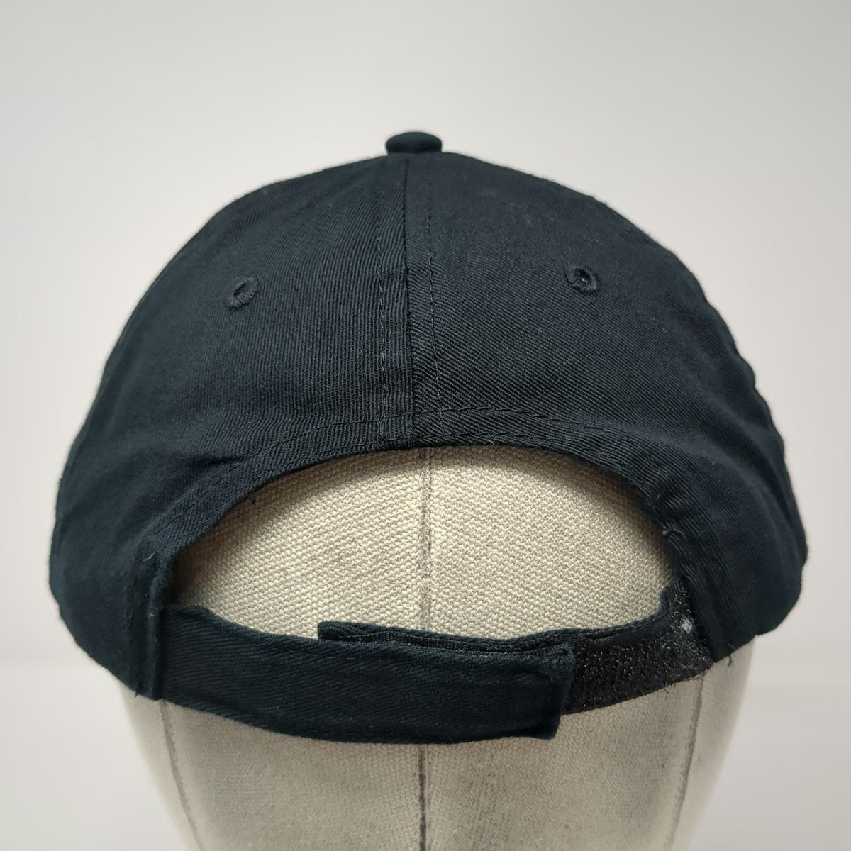 Dunkin' Baseball Cap Black One Size Cotton Embroidered Logo Strapback Hat