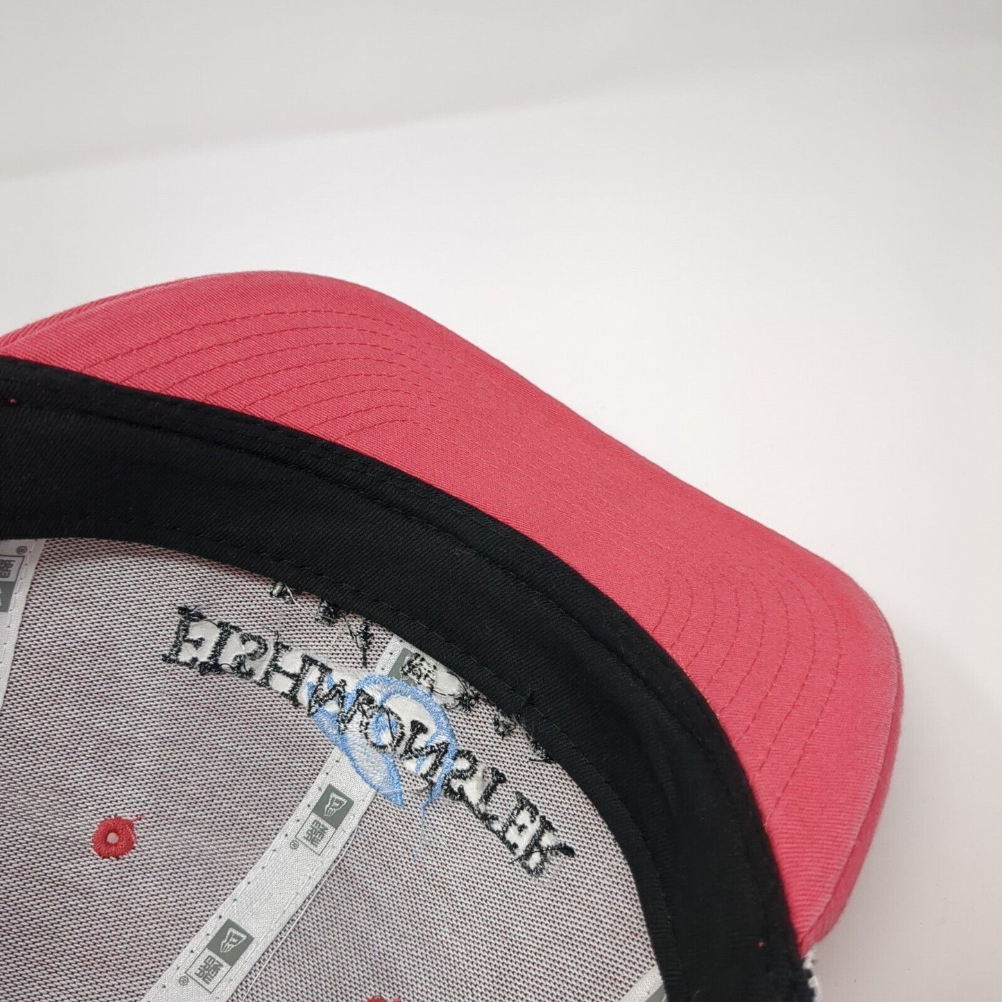 Fishmonster Key West Snapback Trucker Hat Red One Size Mesh Back New Era