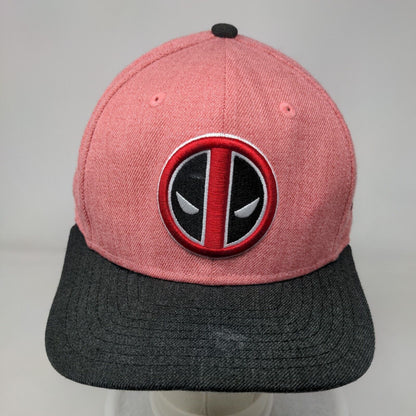 Deadpool Marvel Snapback Hat Red OSFM Original Fit Adjustable 9Fifty New Era