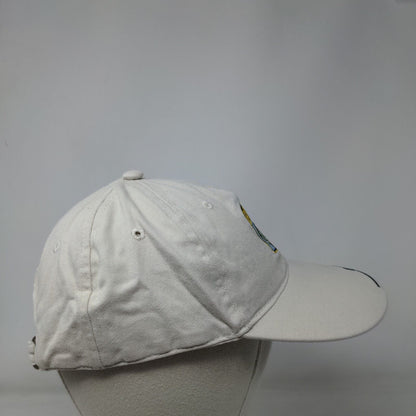 Bass Master Slideback Hat Cream One Size Adjustable Embroidered Patriotic Cotton