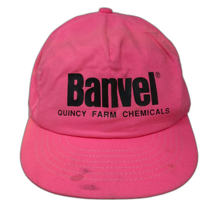Snapback Hat 5 Panel Pink One Size Banvel Quincy Farm Chemicals Herbicide Agri
