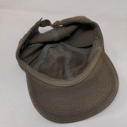 The Hat Depot Slideback Hat Brown OSFA Adjustable Solid 6 Panel Blank