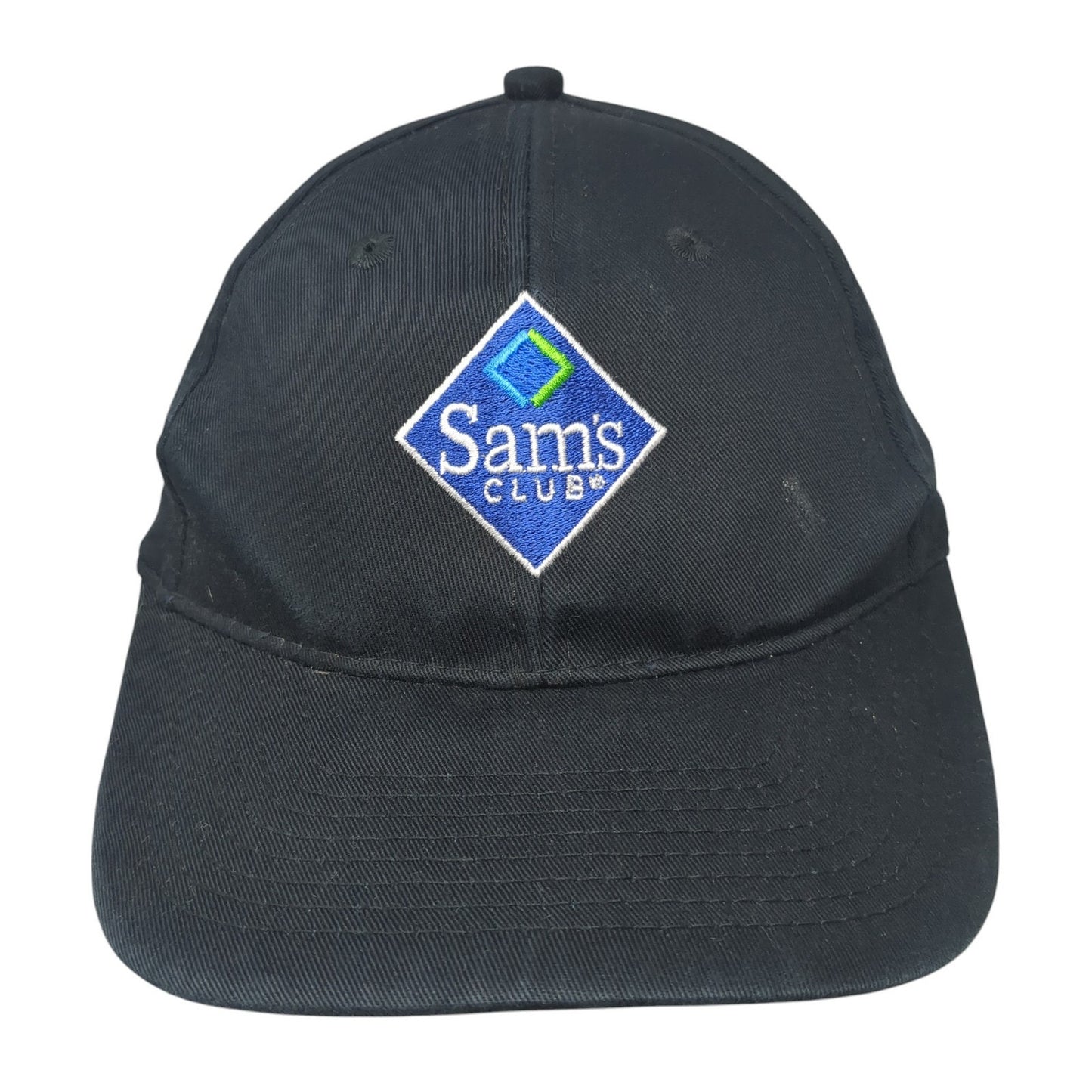 Sam's Club Strapback Hat Black One Size Adjustable Port & Company