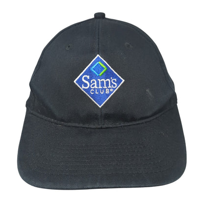 Sam's Club Strapback Hat Black One Size Adjustable Port & Company