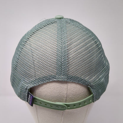 Patagonia Snapback Mesh Back Trucker Hat Green One Size Solid NetPlus