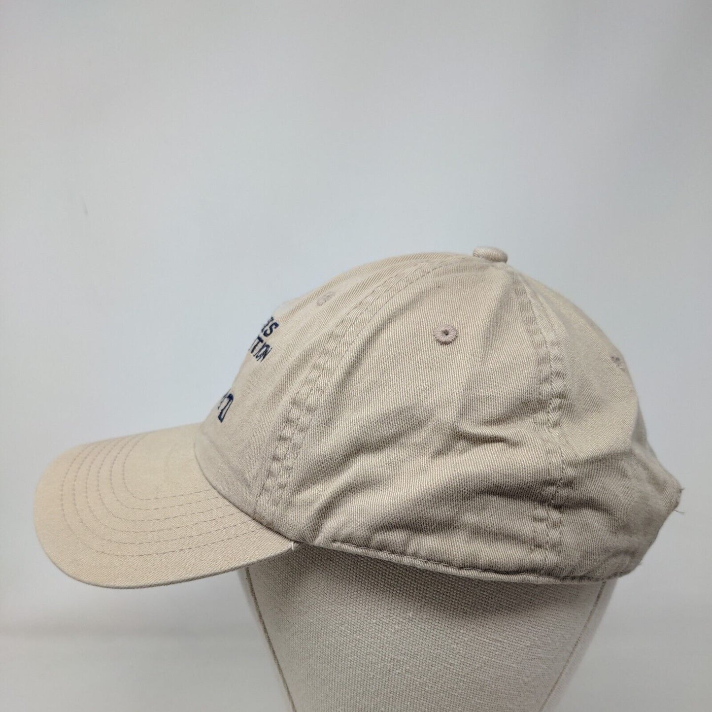 2007 Sea Time II Chris Slideback Hat Tan OSFA Embroidered Headwear Depot