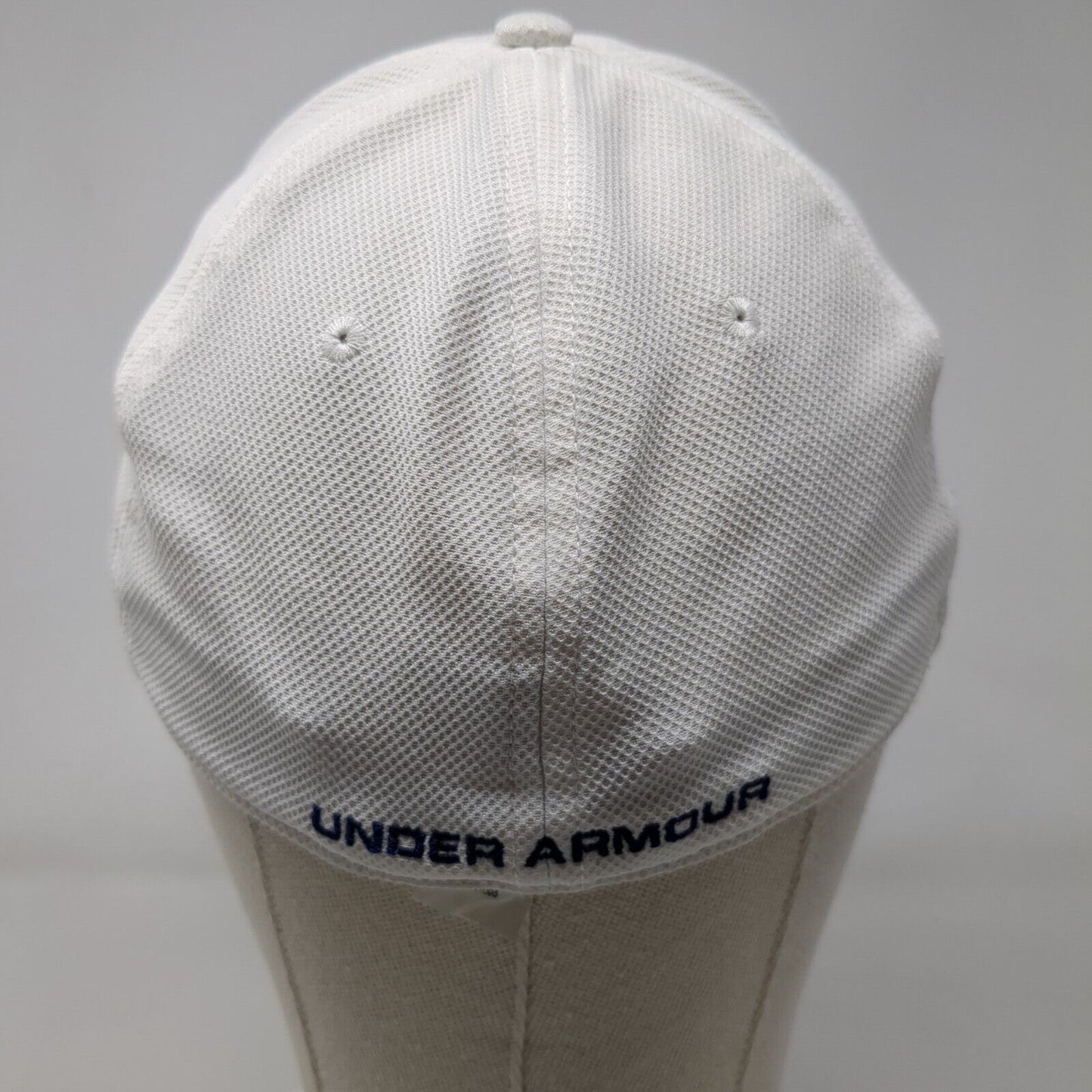 Under Armour Freedom Fitted Hat White Large/XL Embroidered USA Flag