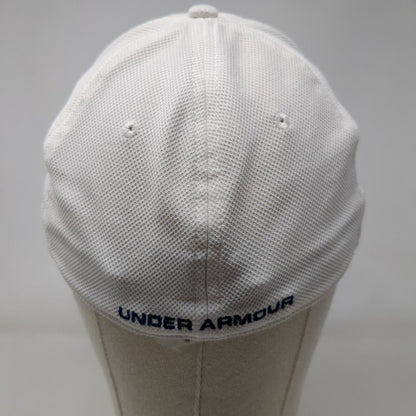 Under Armour Freedom Fitted Hat White Large/XL Embroidered USA Flag