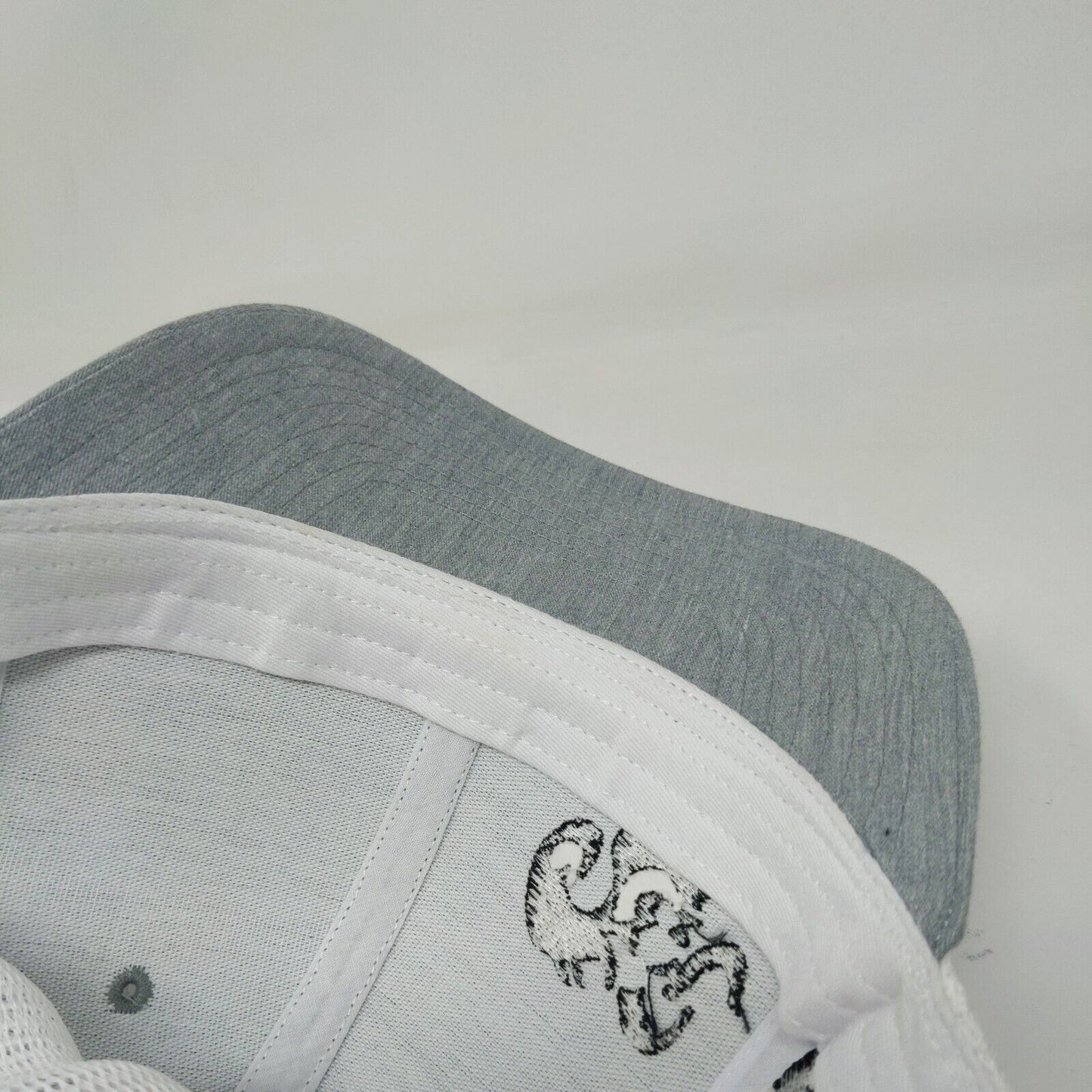 Power Engineers Snapback Mesh Back Trucker Hat Gray Adjustable Colorblock