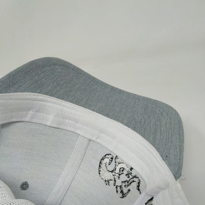 Power Engineers Snapback Mesh Back Trucker Hat Gray Adjustable Colorblock