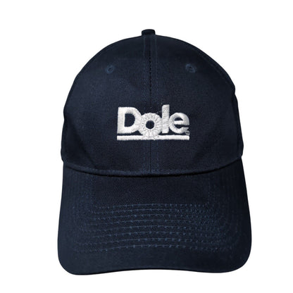 Dole Strapback Hat Blue One Size Adjustable Embroidered 6 Panel Port & Company