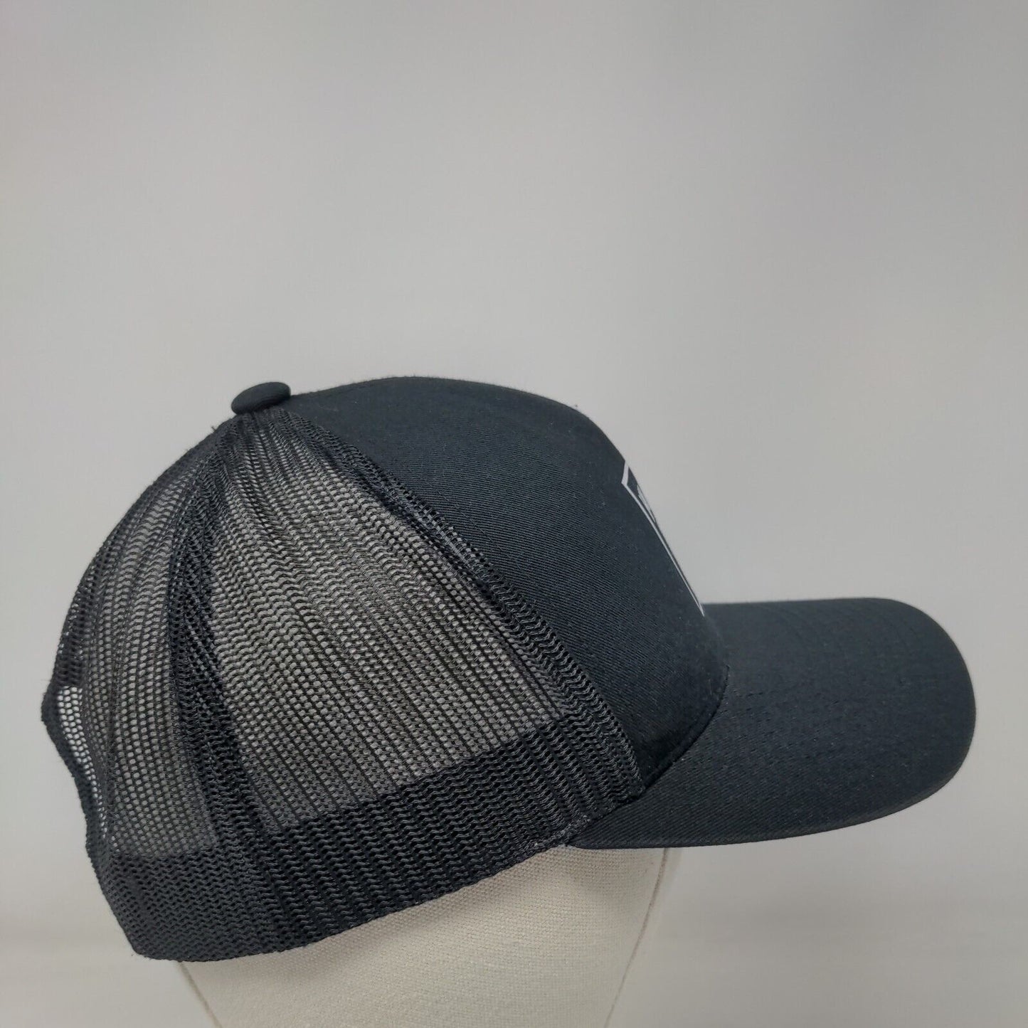 Hurley Snapback Mesh Back Trucker Hat Black One Size The Classics Yupoong