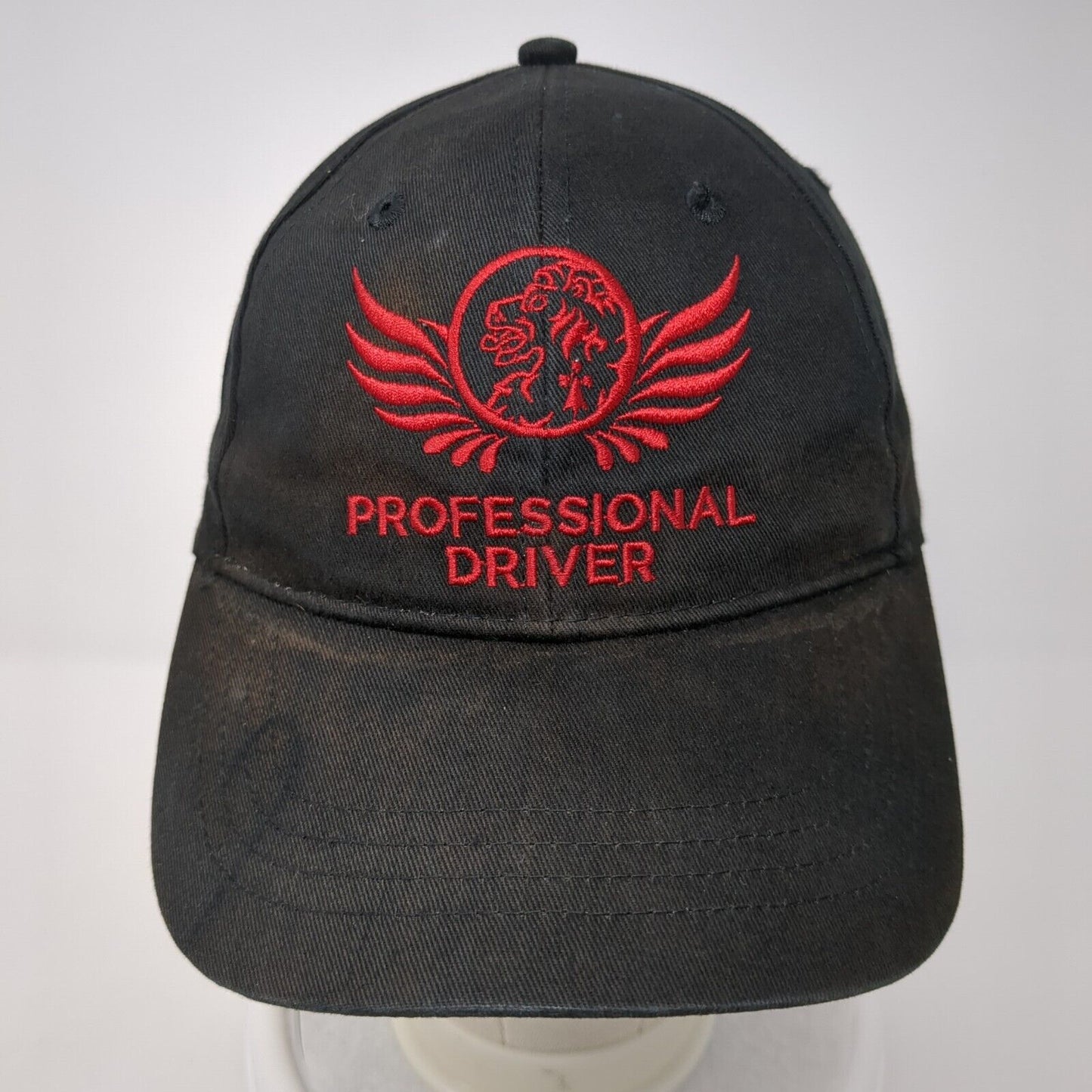 Professional Driver Strapback Hat Black One Size Global Transportation