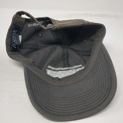 Alaskan Brewing Co Baseball Cap Gray One Size Juneau Amber Beer Boat Patch Hat