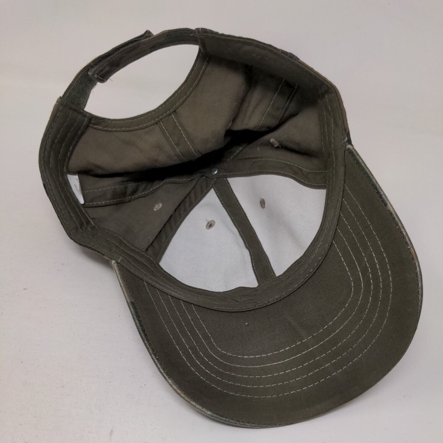 Unbranded Strapback Hat Camouflage OSFM Adjustable 6 Panel Blank