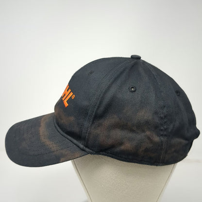 Stihl Baseball Cap Black One Size Strapback Embroidered Logo Workwear Hat