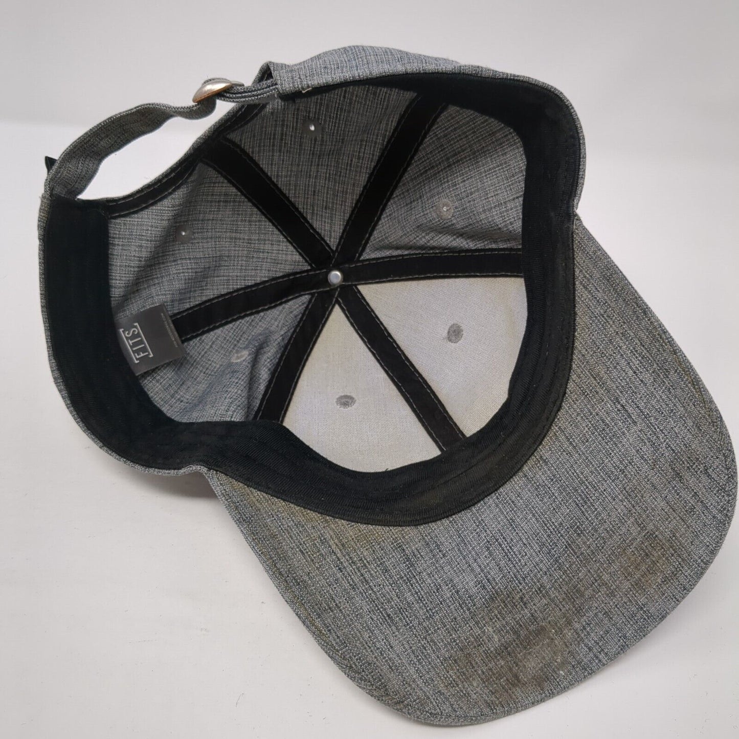 Dumas Slideback Hat Gray One Size Adjustable Embroidered Fits Midway