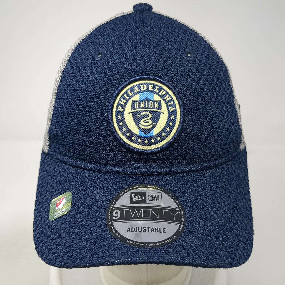 New Era Philadelphia Union MLS Blue Trucker Hat One Size Mesh Snapback 9TWENTY