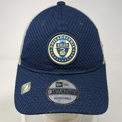 New Era Philadelphia Union MLS Blue Trucker Hat One Size Mesh Snapback 9TWENTY