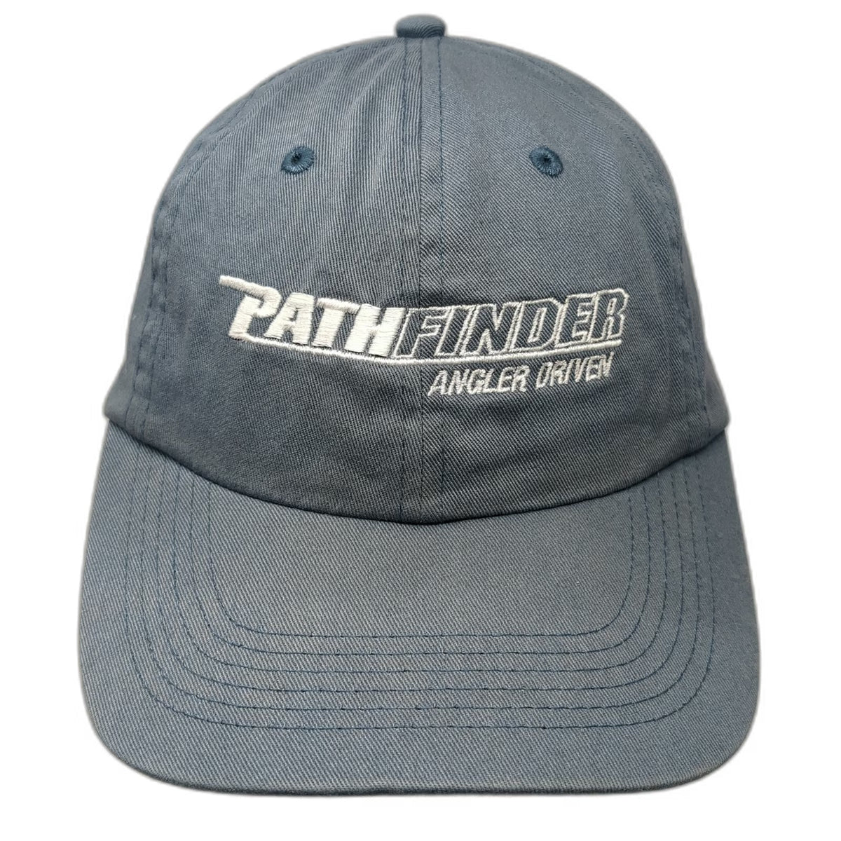 Imperial Pathfinder Angler Driven Blue One Size Baseball Cap Hat Embroidered