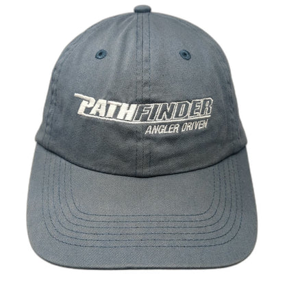 Imperial Pathfinder Angler Driven Blue One Size Baseball Cap Hat Embroidered
