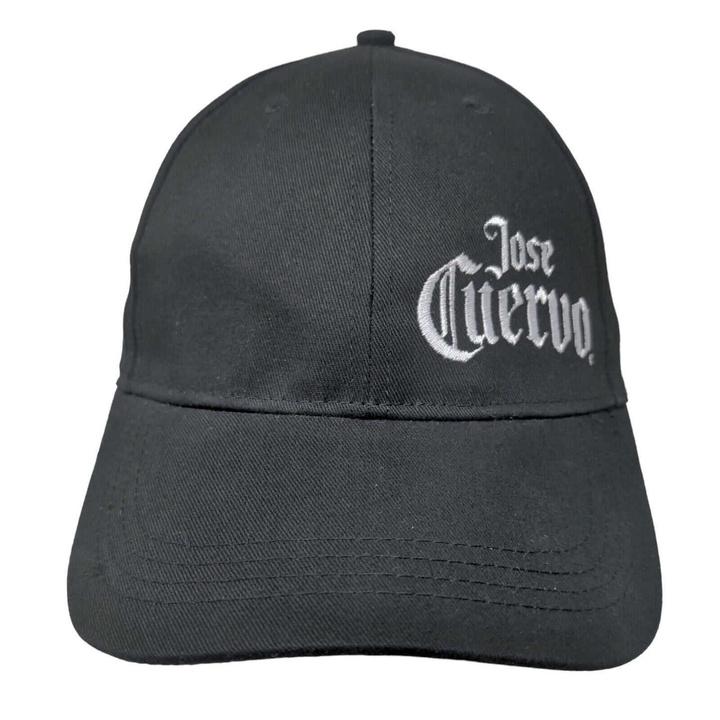 Jose Cuervo Slideback Hat Black OSFM Embroidered Quake City Caps 6 Panel