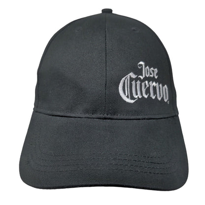 Jose Cuervo Slideback Hat Black OSFM Embroidered Quake City Caps 6 Panel