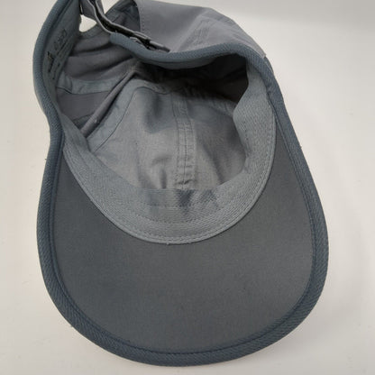 Adidas 3 Stripes Strapback Hat Gray One Size Adizero Solid Embroidered