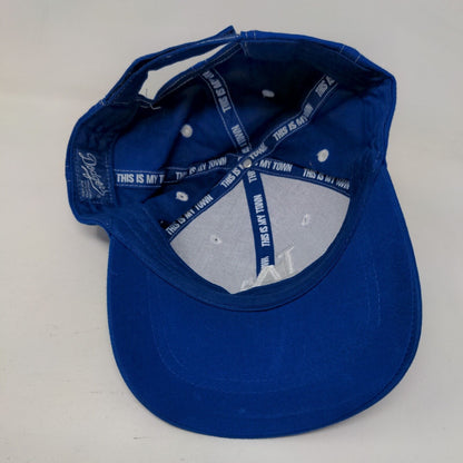 LA Dodgers This Is My Town Strapback Hat Blue One Size Adjustable Embroidered