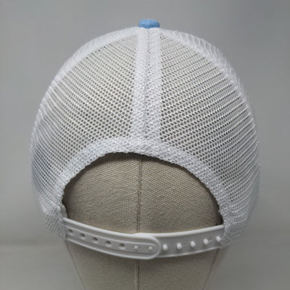 Big Accessories Snapback Mesh Back Trucker Hat Blue One Size Colorblock