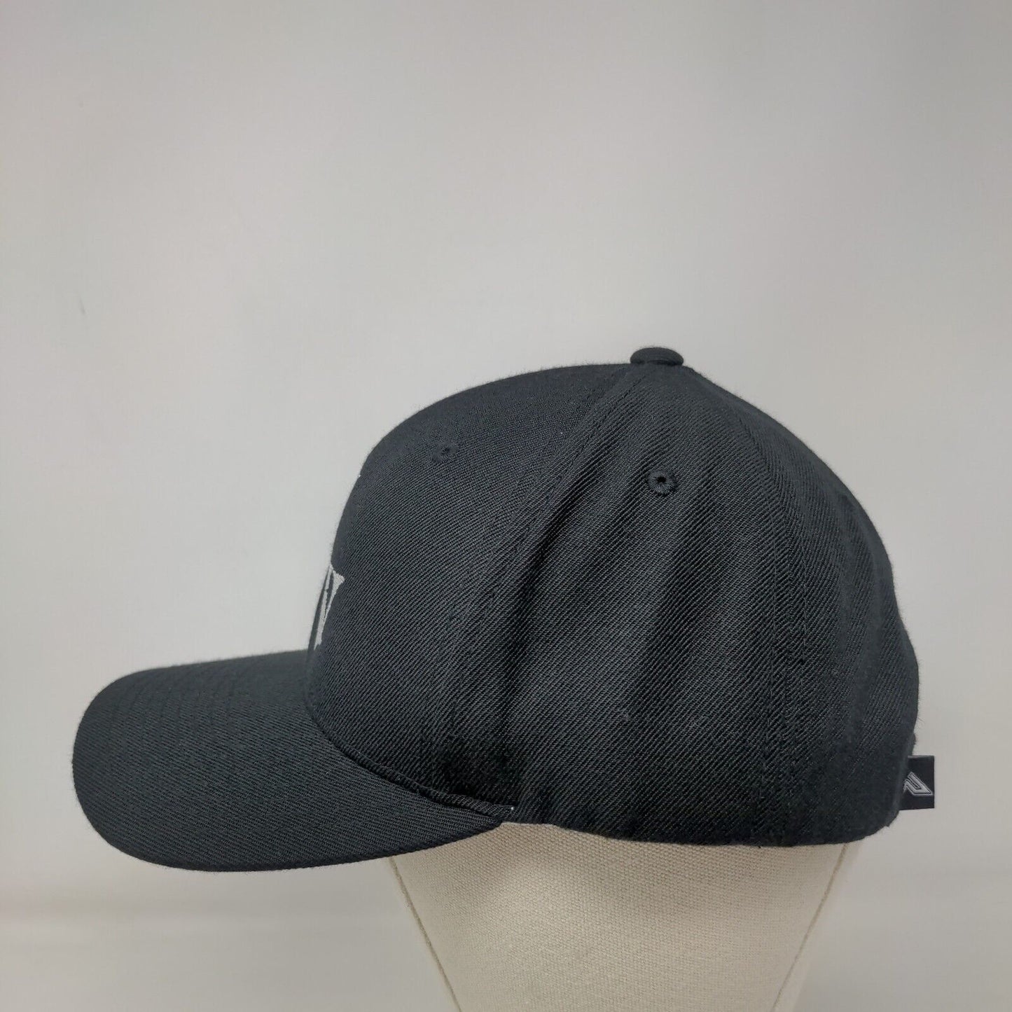 WV Adult Strapback Hat Black One Size Adjustable Pro Model Pacific Headwear