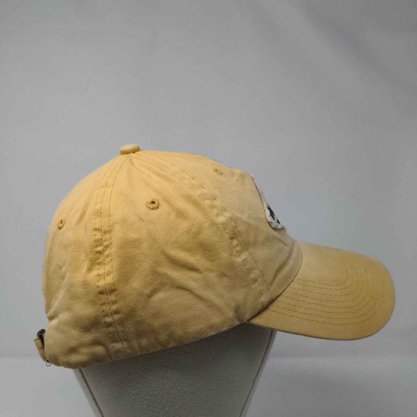 Brundage Mtn McCall ID Slideback Hat Yellow OSFA Adjustable Blue 84