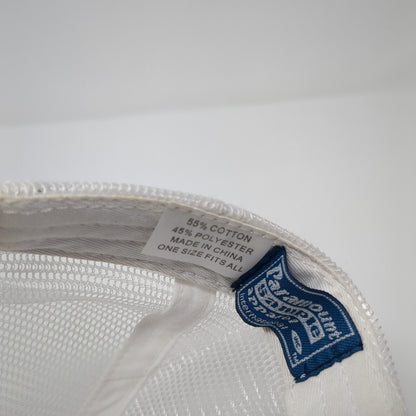 Larry Hillis Dodge Strapback Trucker Hat White OS Adjustable Mesh Back Paramount