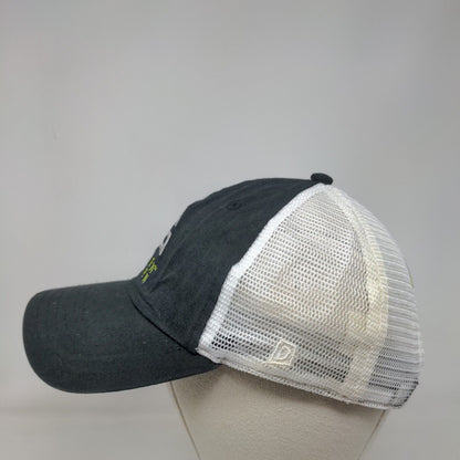 Aspen Green Strapback Trucker Hat Greenish-Black One Size Adjustable Mesh Back