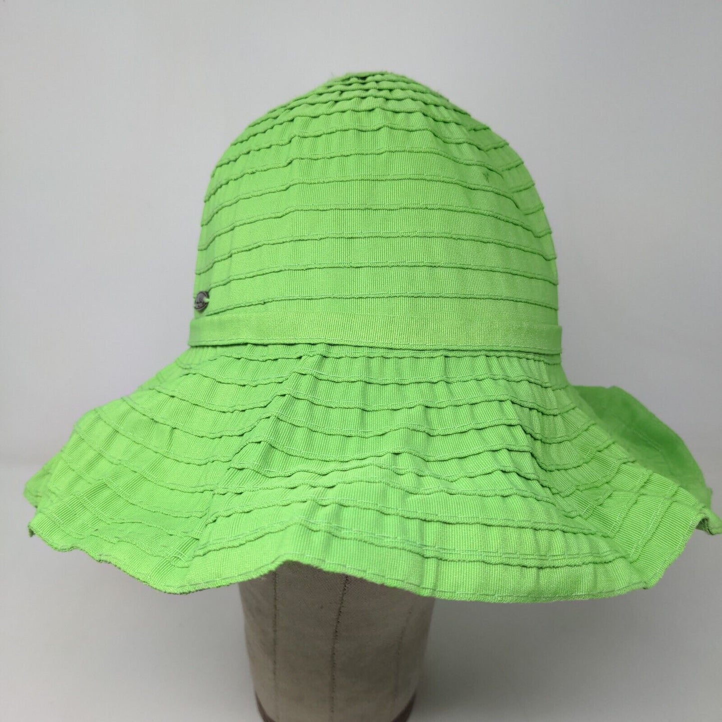 Panama Jack Women's Wide Brim Sun Hat Green Size OS 100% Polyester