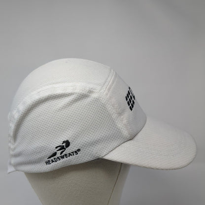Cep Strapback 5 Panel Hat White One Size Adjustable Solid Headsweats