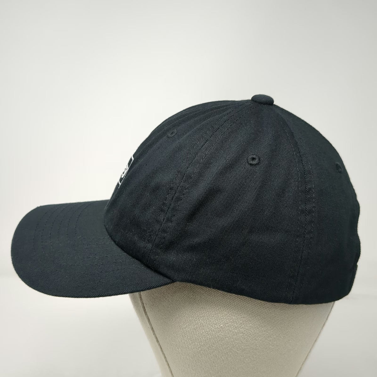 Obey Snapback Black Hat One Size Embroidered Box Logo Adjustable Streetwear Cap