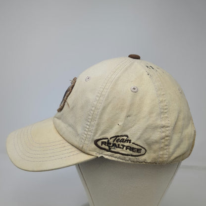 Captivating Headwear Beige Brown Baseball Cap One Size Big Game Lodge Deer Hat