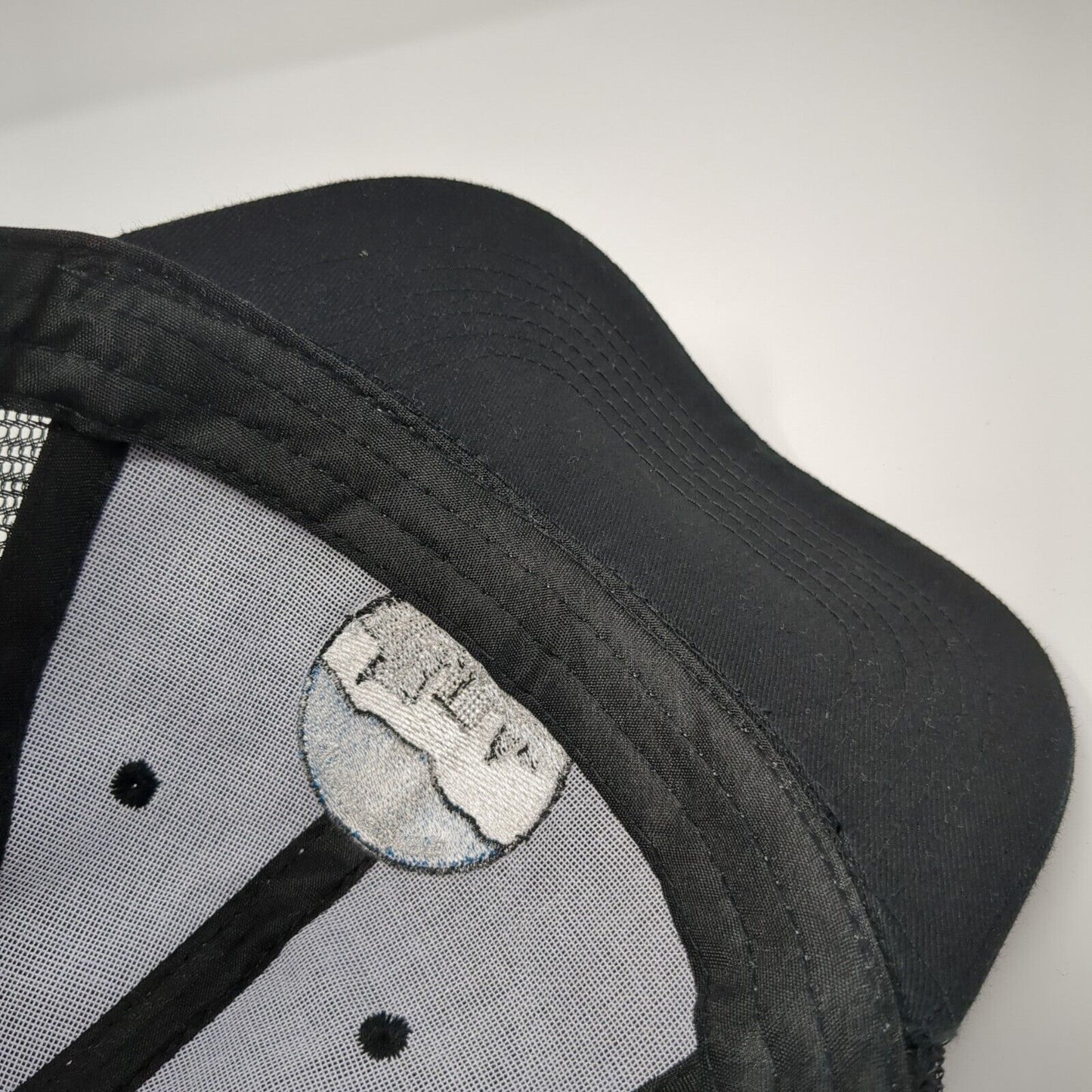 Visit Boise Snapback Trucker Hat Black One Size Adjustable Mesh Back Otto