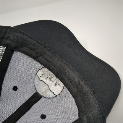 Visit Boise Snapback Trucker Hat Black One Size Adjustable Mesh Back Otto