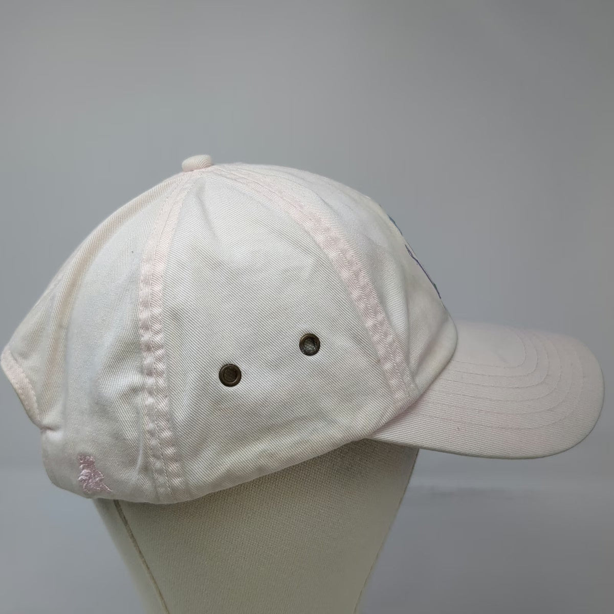 Pink Baseball Cap One Size Cape May Victorian House Embroidery Strapback Hat