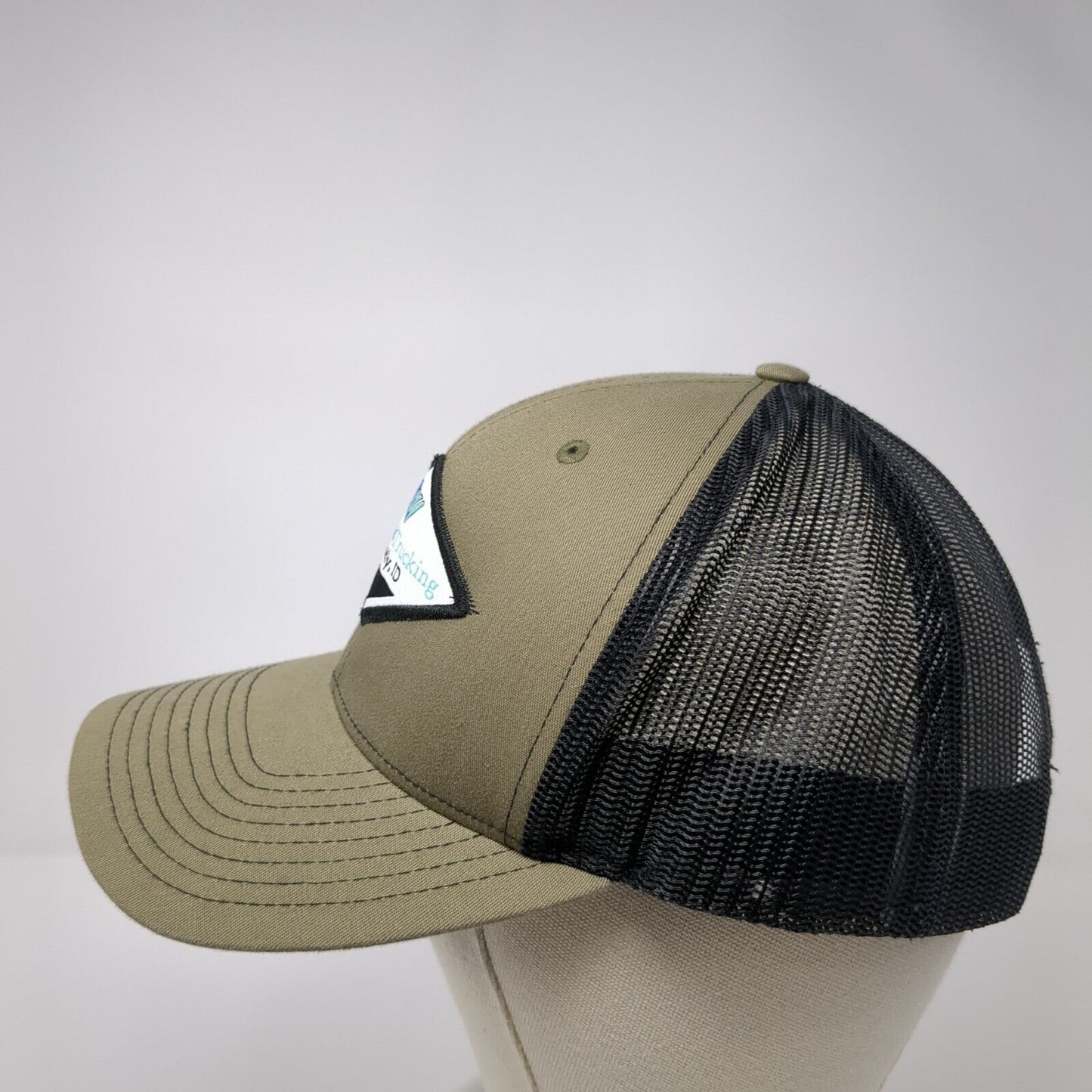 West End Trucking Donnelly ID Snapback Trucker Hat Green OS Mesh Back Richardson